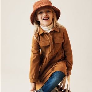 Zara corduroy dress